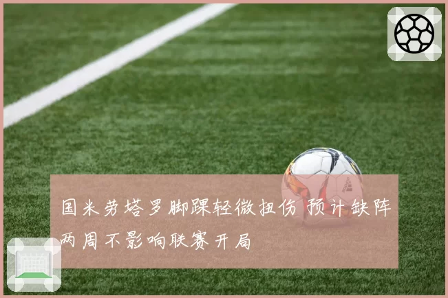 国米劳塔罗脚踝轻微扭伤 预计缺阵两周不影响联赛开局